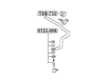 Front Swaybar Link to suit Toyota Hilux Surf / 4Runner (KZN185) / Landcruiser 90 Series Prado 1996-2003