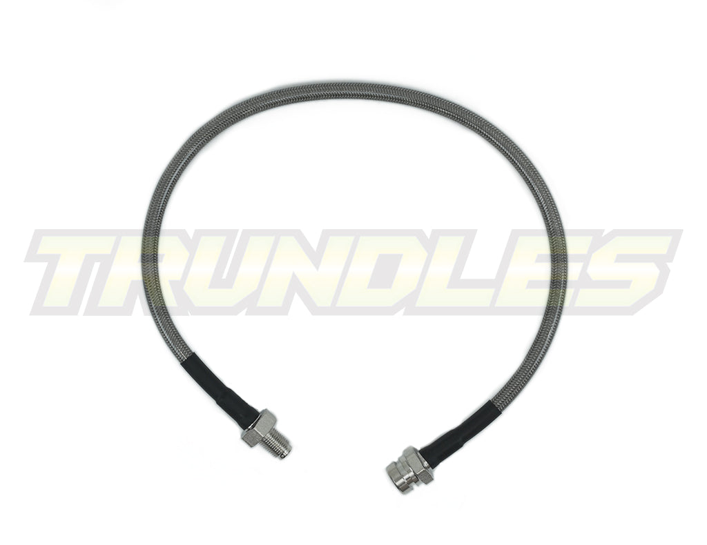 Rear Extended Braided Brake Hose (NON-ABS) to suit Toyota Landcruiser 80 Series 1990-1998