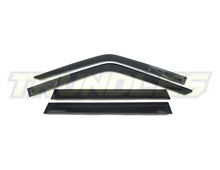 Slim Weather Shield (4-Piece) to suit Toyota Landcruiser 70 Series 2000-Onwards (Dark Tint)