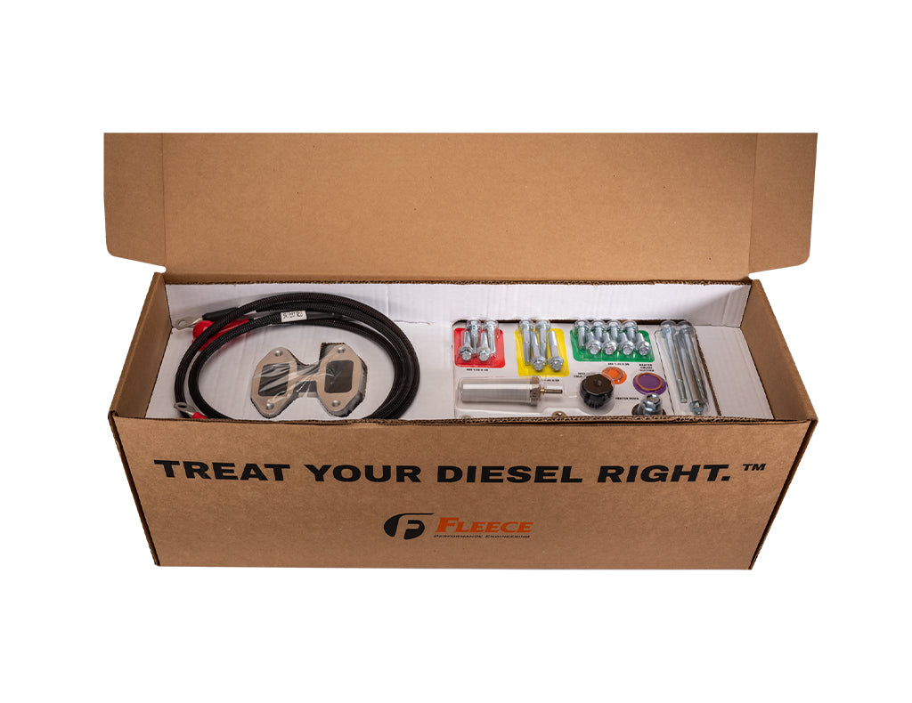 Fleece Performance Intake and Grid Heater Kit to suit 6.7L Cummins Engines