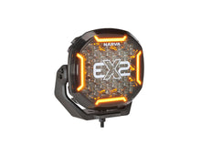 Narva Blackout 12/24V 9" EX2 Driving Light with Dual-Colour Front Position Lights (Pair)