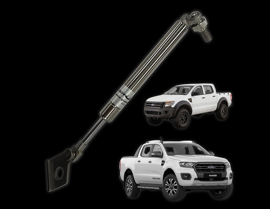 Grunt 4x4 Tailgate Stainless Steel EZI-DOWN Strut Assist System to suit Ford Ranger PX1/2/3 2012-2022