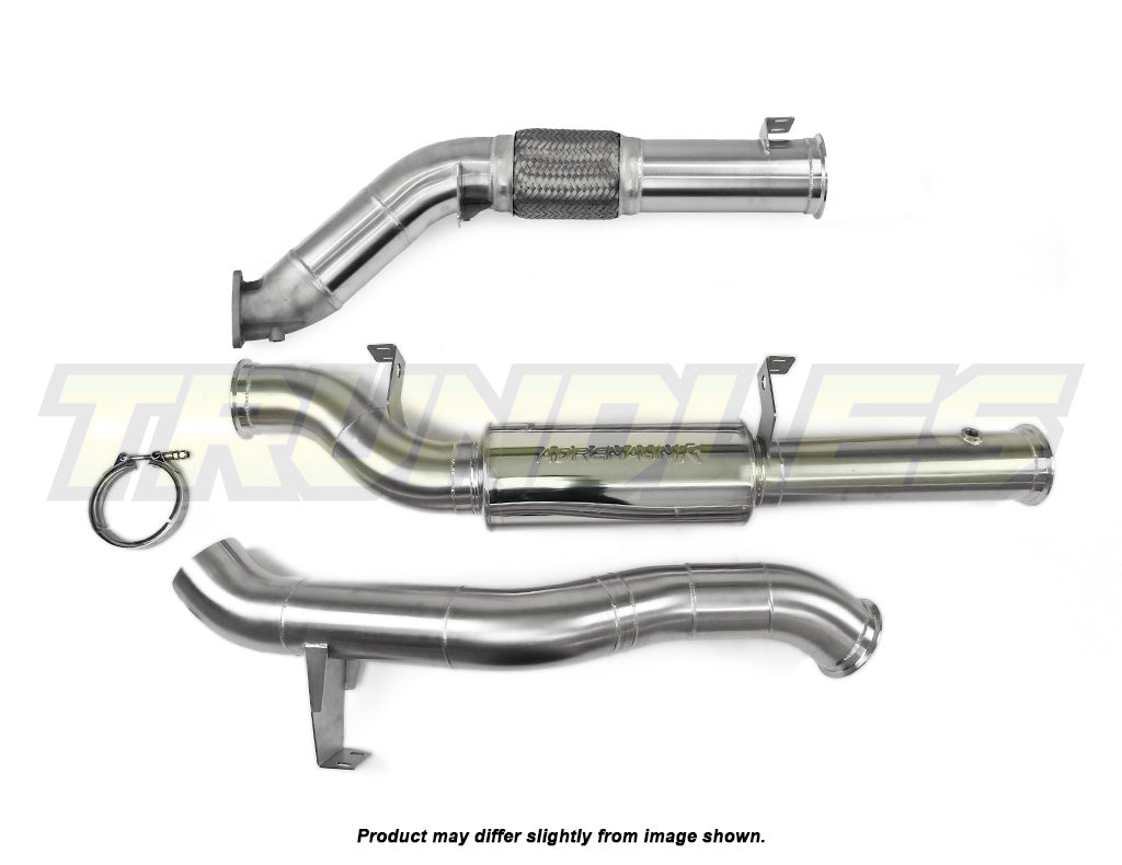Trundles 4" Stainless Exhaust (Turbo-Back) to suit Toyota Landcruiser VDJ76 Series 2016-Onwards
