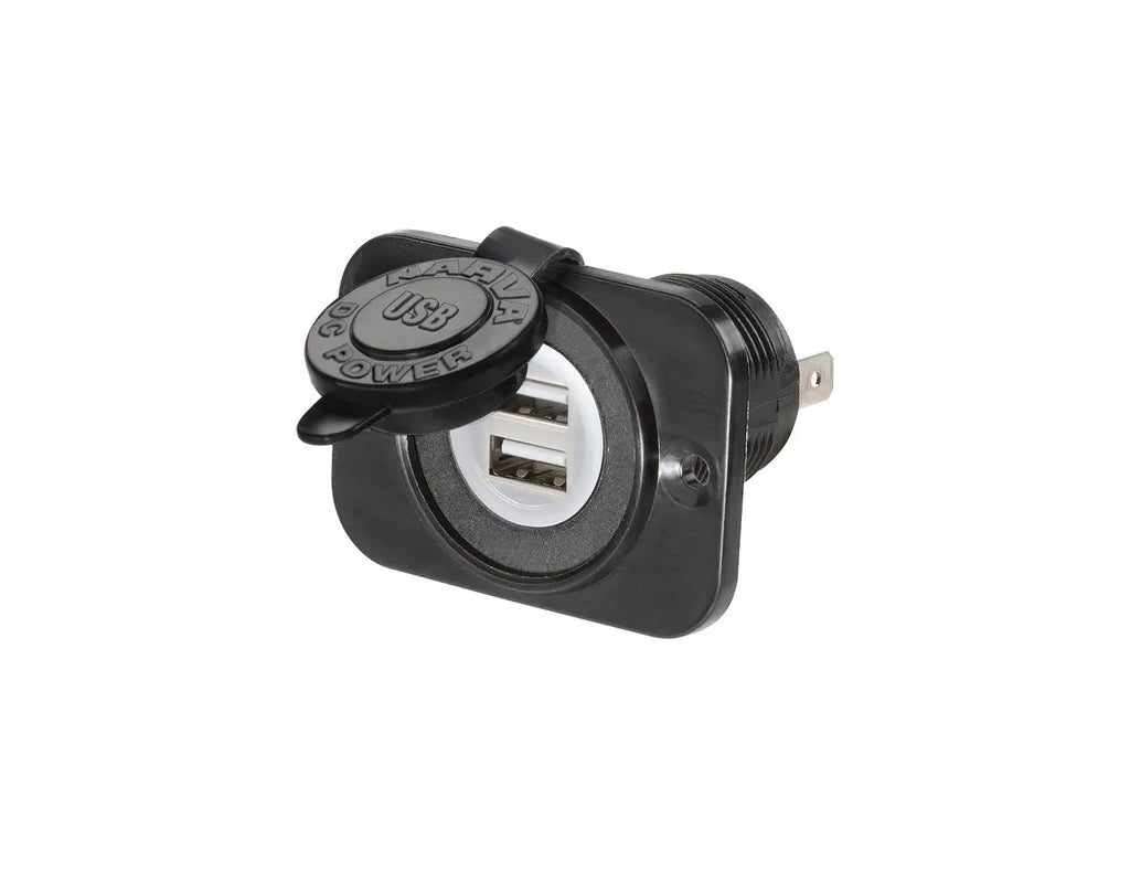 Narva Heavy-Duty Dual USB Socket