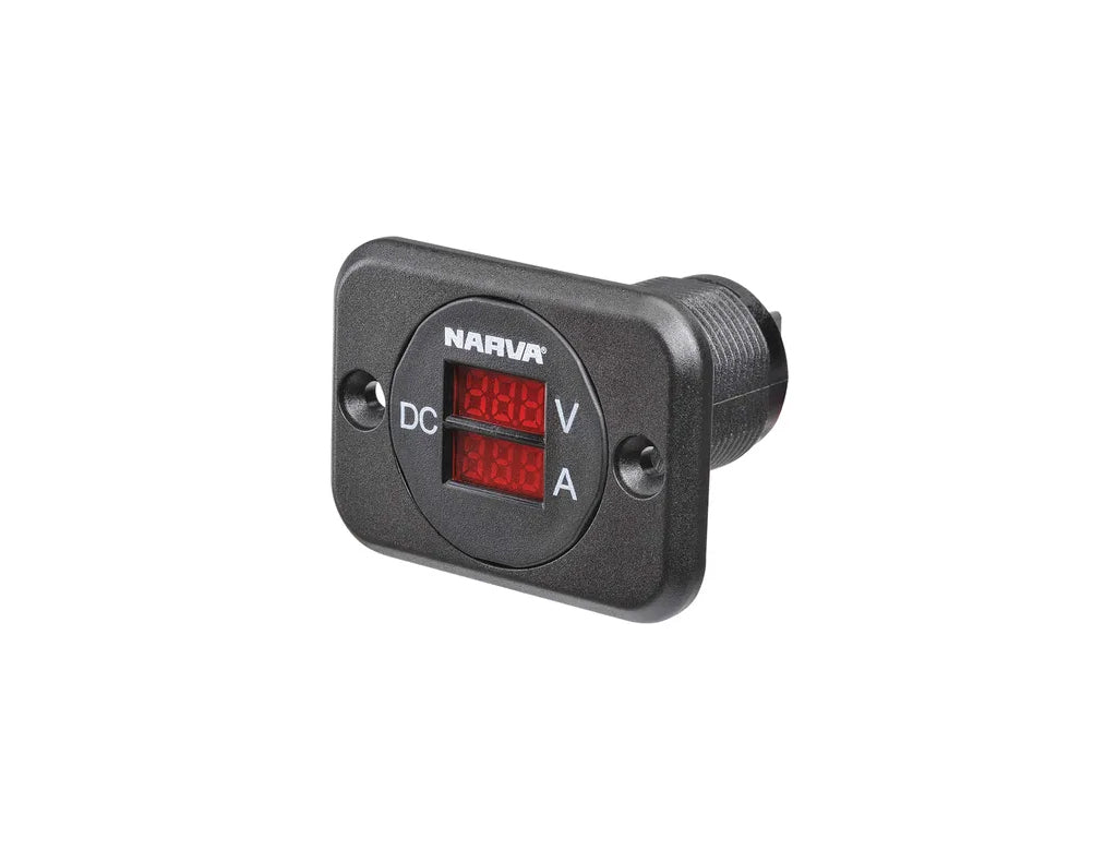 Narva 12/24V DC LED Volt and Amp Meter
