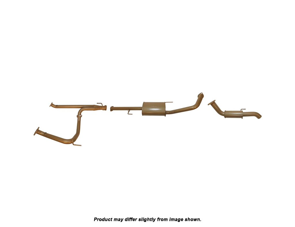 King Brown Cat Back Exhaust System to suit Toyota Landcruiser Prado 120 Series 1GR-FE 2002-2009