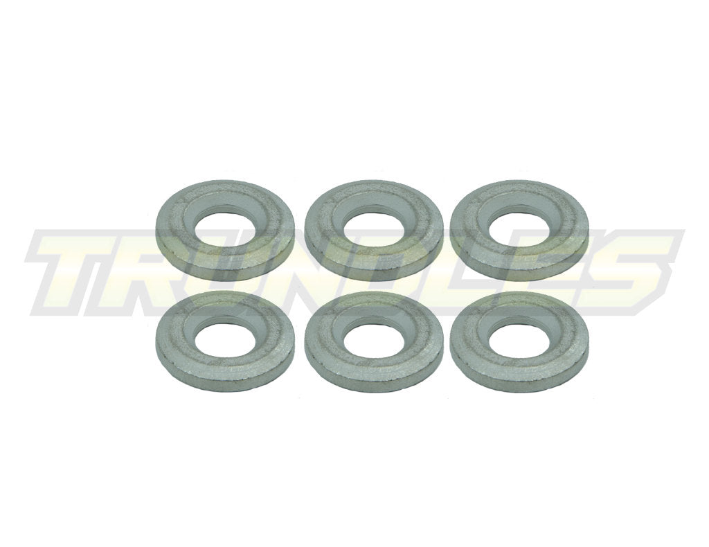 Set of 6 Genuine Injector Base Washer to suit Toyota 1HD Engines
