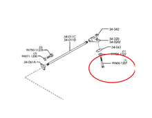 Genuine Mazda Torsion Bar Bolt