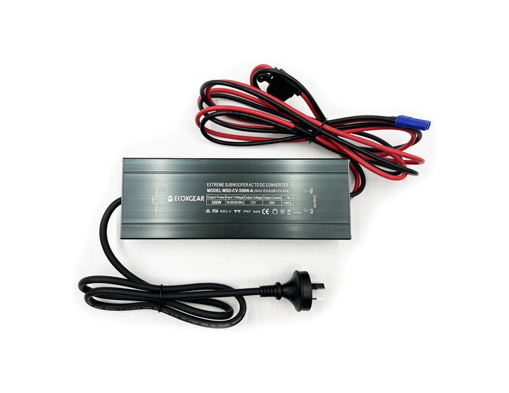 EcoXgear Extreme Subwoofer ES08 AC to DC Converter - Home Power Supply