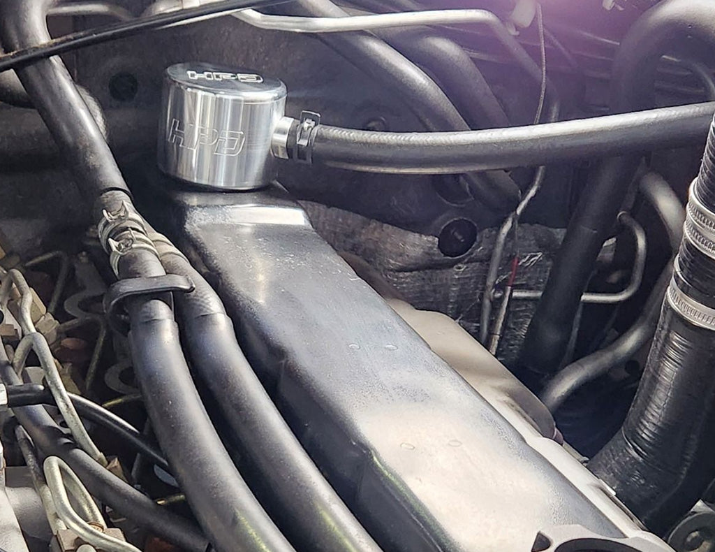 HPD Billet Engine Breather Hose Kit to suit Nissan Patrol TD42 Rocker Cover