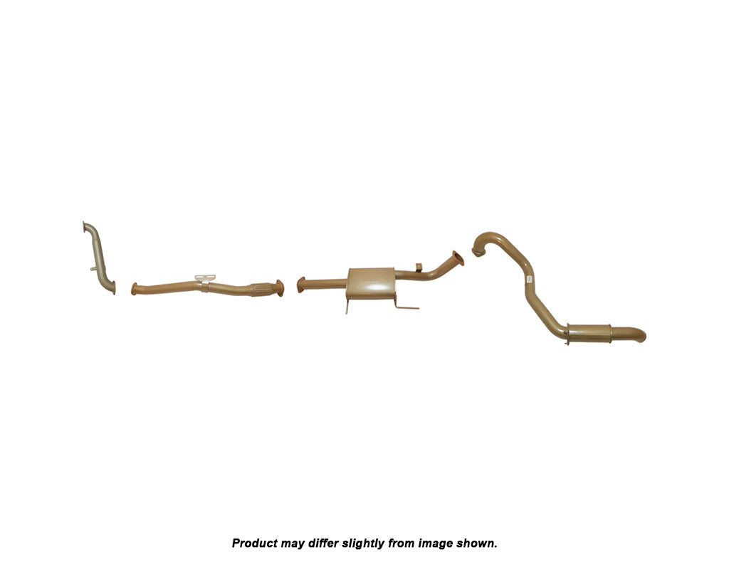 King Brown Exhaust System to suit Nissan Patrol Y61 GU ZD30 (No Cat) 2000-2016