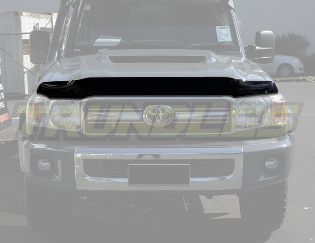 AirPlex Dark Tint Bonnet Guard To Suit Toyota Landcruiser 70 Series 2017-2014