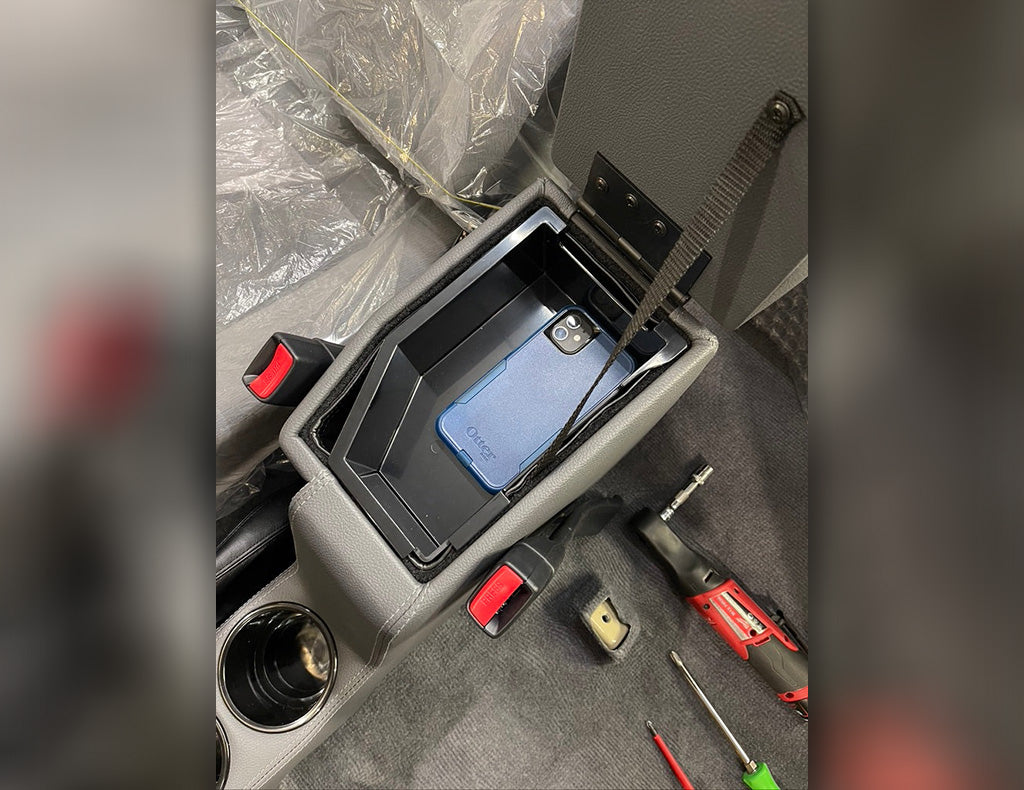 D.O.T.I ABS Plastic Console Drop-In Tray to suit Toyota Landcruiser 70 Series 1999-Onwards