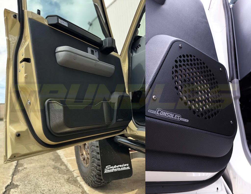 D.O.T.I Premium Front Speaker Door Pods to suit Toyota Landcruiser 79 Dual Cab +