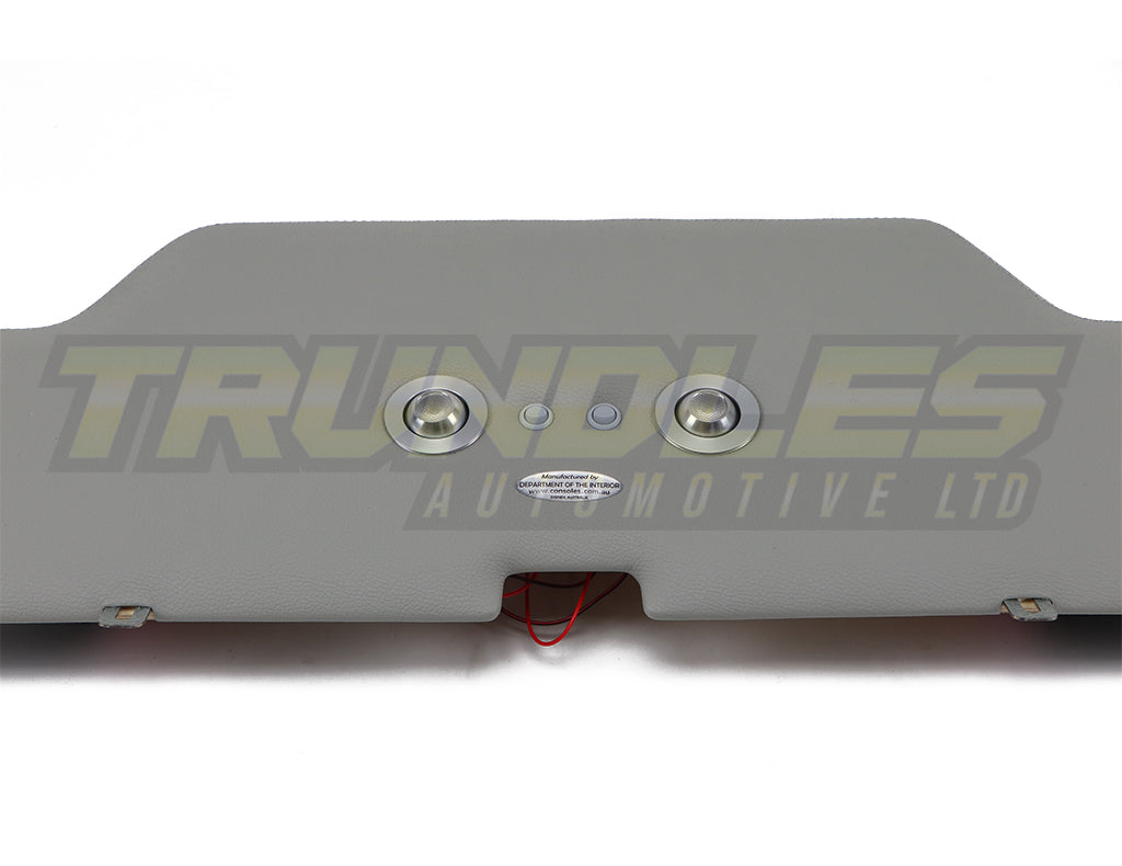 D.O.T.I Full Facia Roof Console to suit Toyota Landcruiser 76/79 Series Dual Cab 1999-Onwards