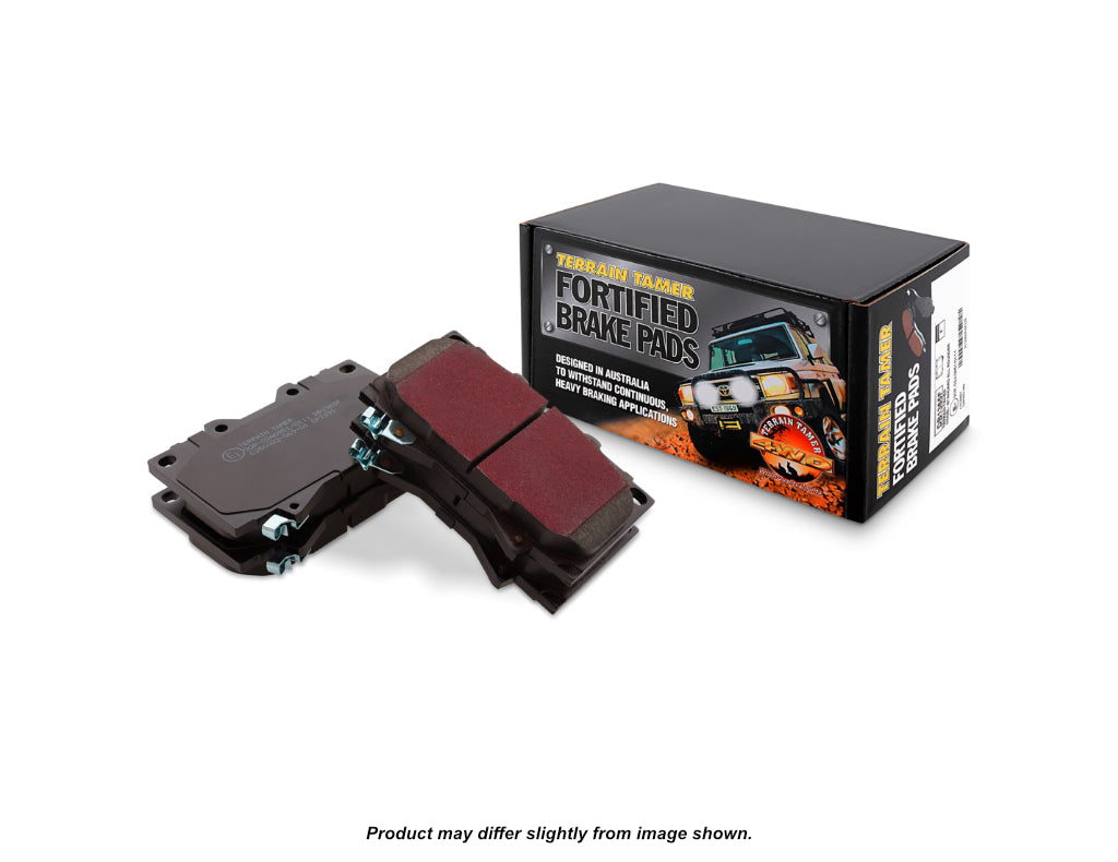 Terrain Tamer Fortified Front Brake Pads to suit Toyota Landcruiser 76/78/79 Series 1999-Onwards