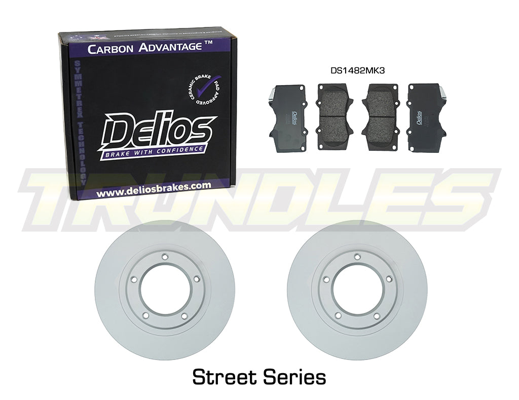 Delios Front Brake Upgrade Kit to suit Toyota Landcruiser Prado 150 Series 2009-2023
