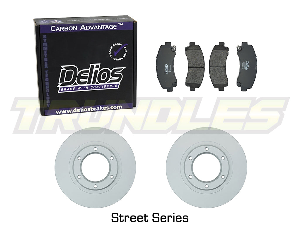 Delios Bolt-On Front Brake Upgrade Kit to suit Holden Colorado RG 2012-2016
