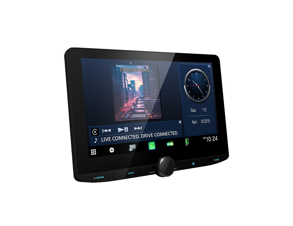25426 | Kenwood DMX9724XDS Wireless 10.1" Floating HD Screen Headunit with CarPlay™ & Android Auto