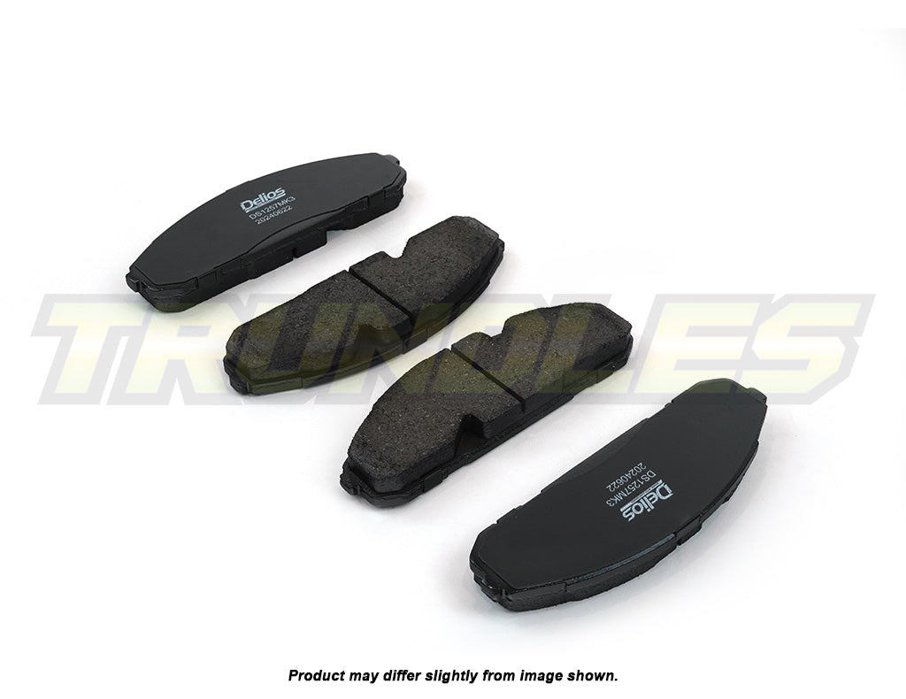 Delios MK3 Front Brake Pads to suit Nissan Patrol Y60 (Petrol EFI) 1987-1998