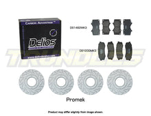 Delios Front & Rear Brake Upgrade Kit to suit Toyota FJ Cruiser 2006-2022