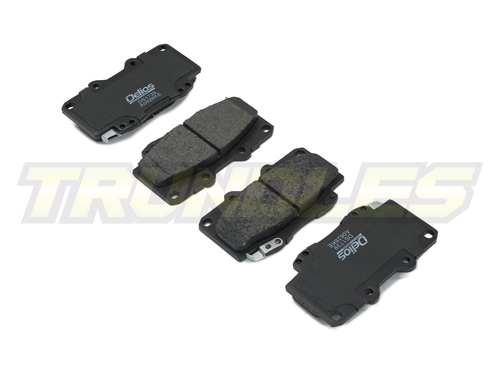 Delios MK3 Front Brake Pads to suit Toyota Hilux N70 (Without VSC) 2005-2011