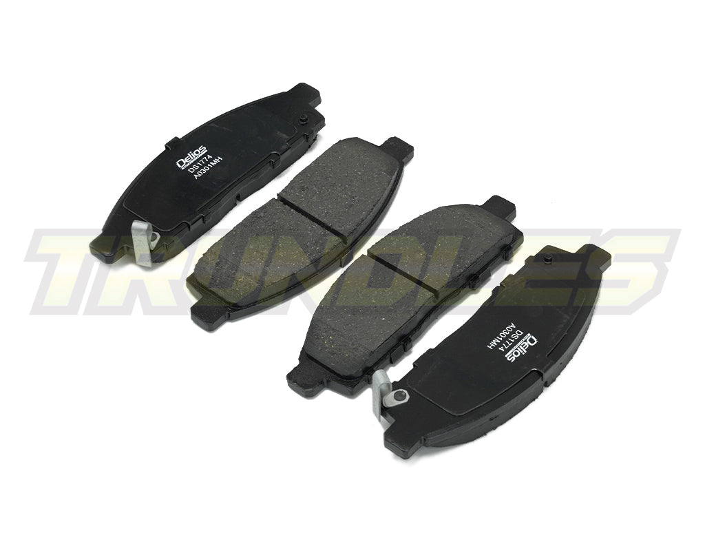 Delios MK3 Front Brake Pads to suit Mitsubishi Triton MQ 2015-2018