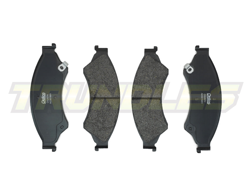 Delios MK3 Front Brake Pads to suit Ford Ranger PX1/2/3 2011-2022