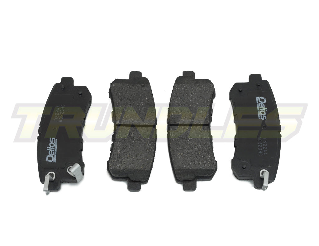 Delios MK3 Rear Brake Pads to suit Nissan Patrol Y62 2013-Onwards