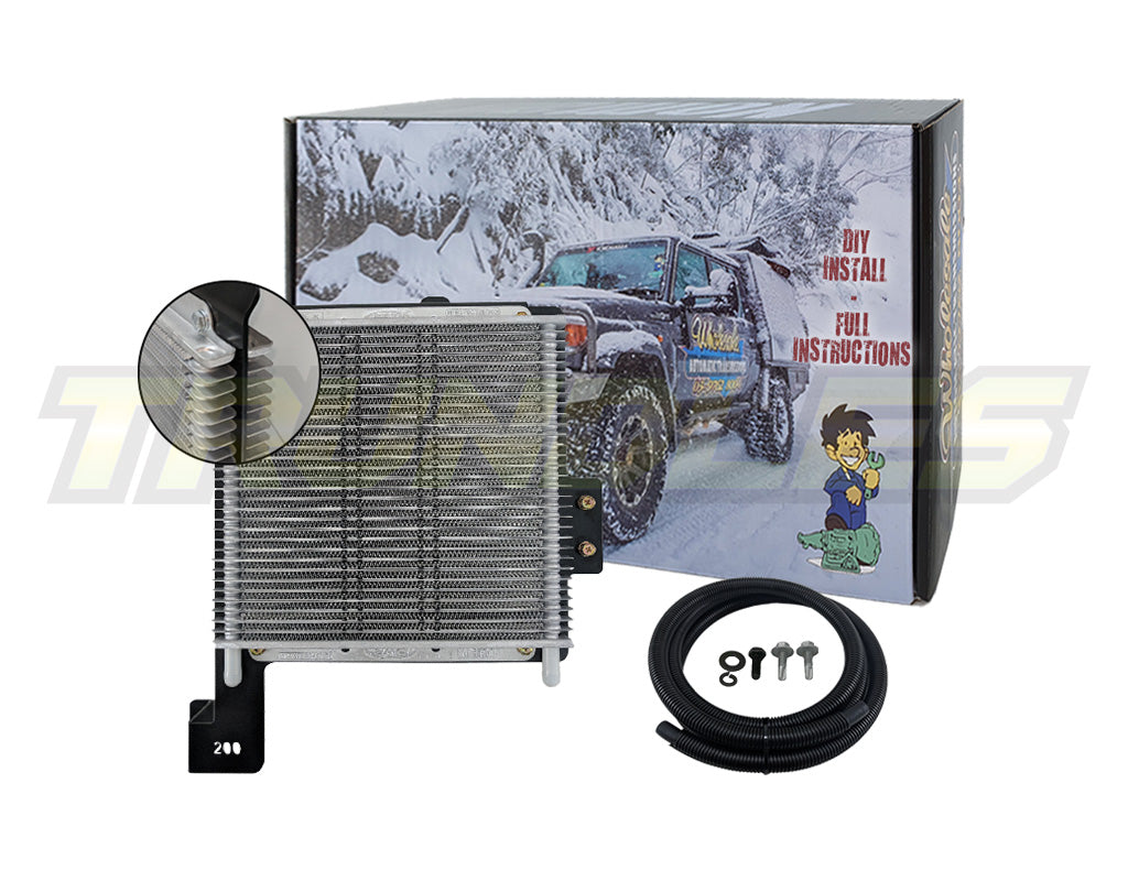 Dual Heavy Duty Transmission Oil Cooler Kit to suit Toyota LandCruiser 200 Series with 5 and 6 Speed