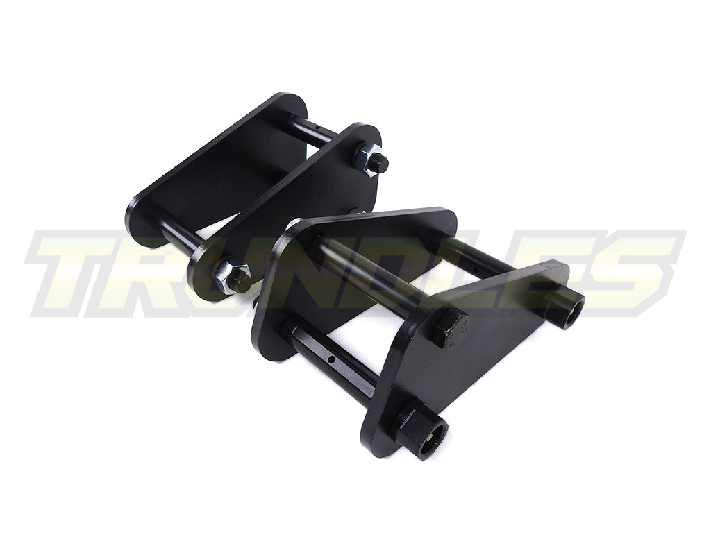 Trundles 25mm Lift Extended Rear Shackle Kit to suit Toyota Landcruiser 60/75 Series 1980-1999