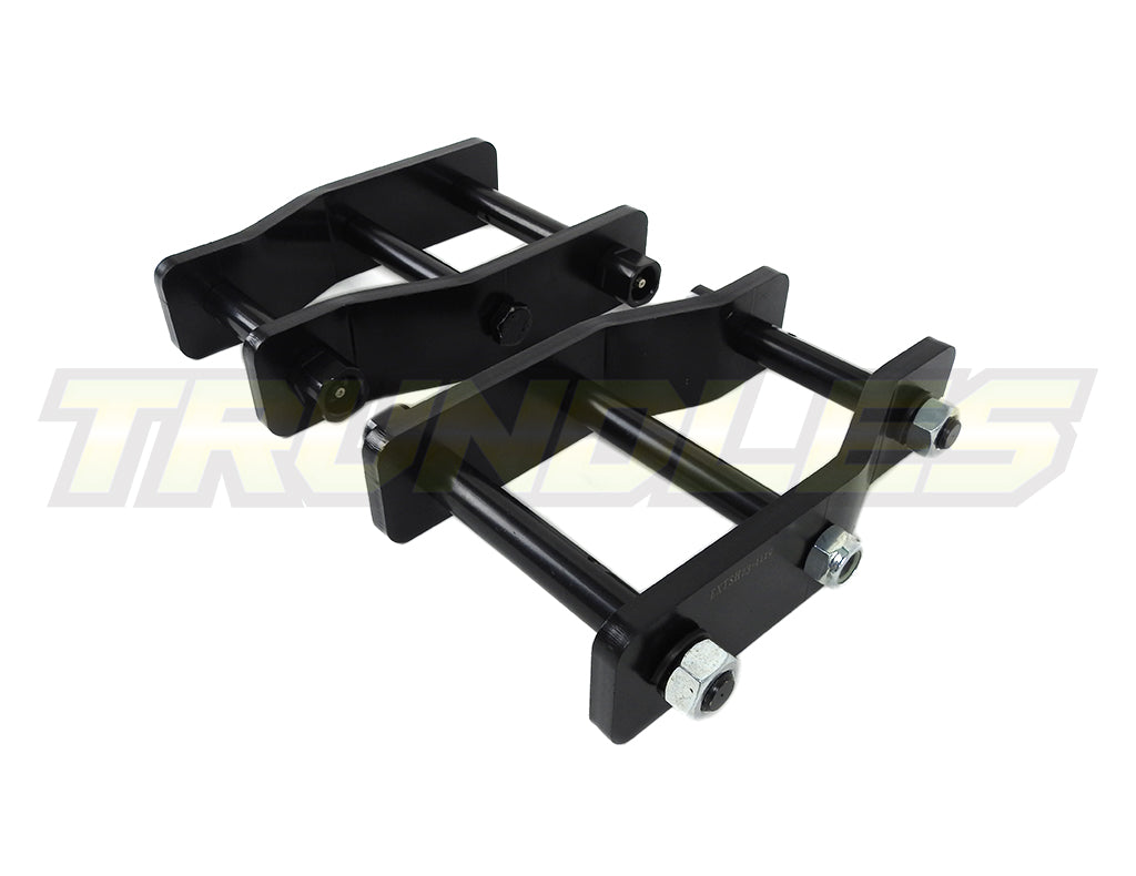 Trundles 25mm Lift Extended Front Shackle Kit to suit Toyota Hilux LN106 1979-1997