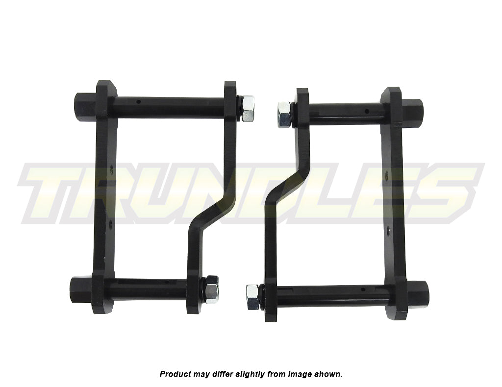 Trundles 30mm Extended Rear Shackle Kit to suit Mitsubishi Triton MV 2024-Onwards