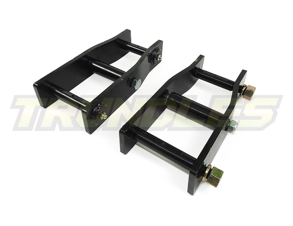 Trundles 50mm Lift Extended Rear Shackle Kit to suit Ford Courier 1987-2006