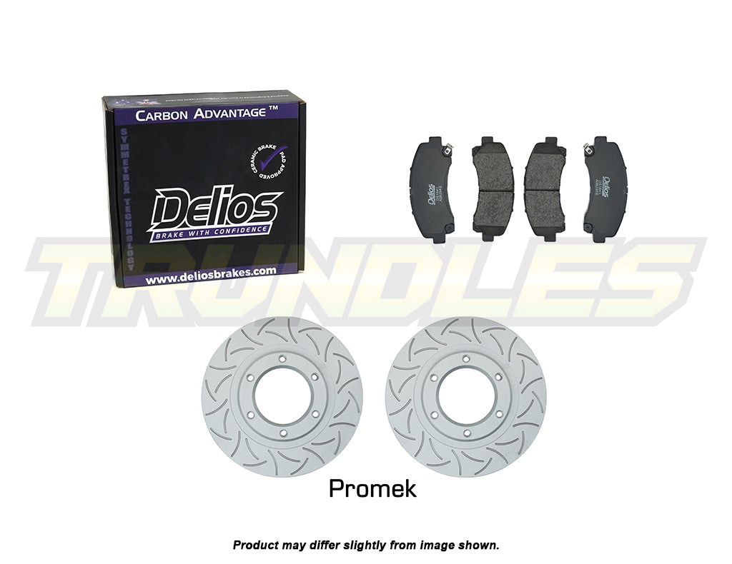 Delios Front Brake Upgrade Kit to suit Toyota Landcruiser 300 Series 2022-Onwards
