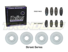 Delios Front & Rear Brake Upgrade Kit to suit Nissan Patrol GQ Y60 1987-1998