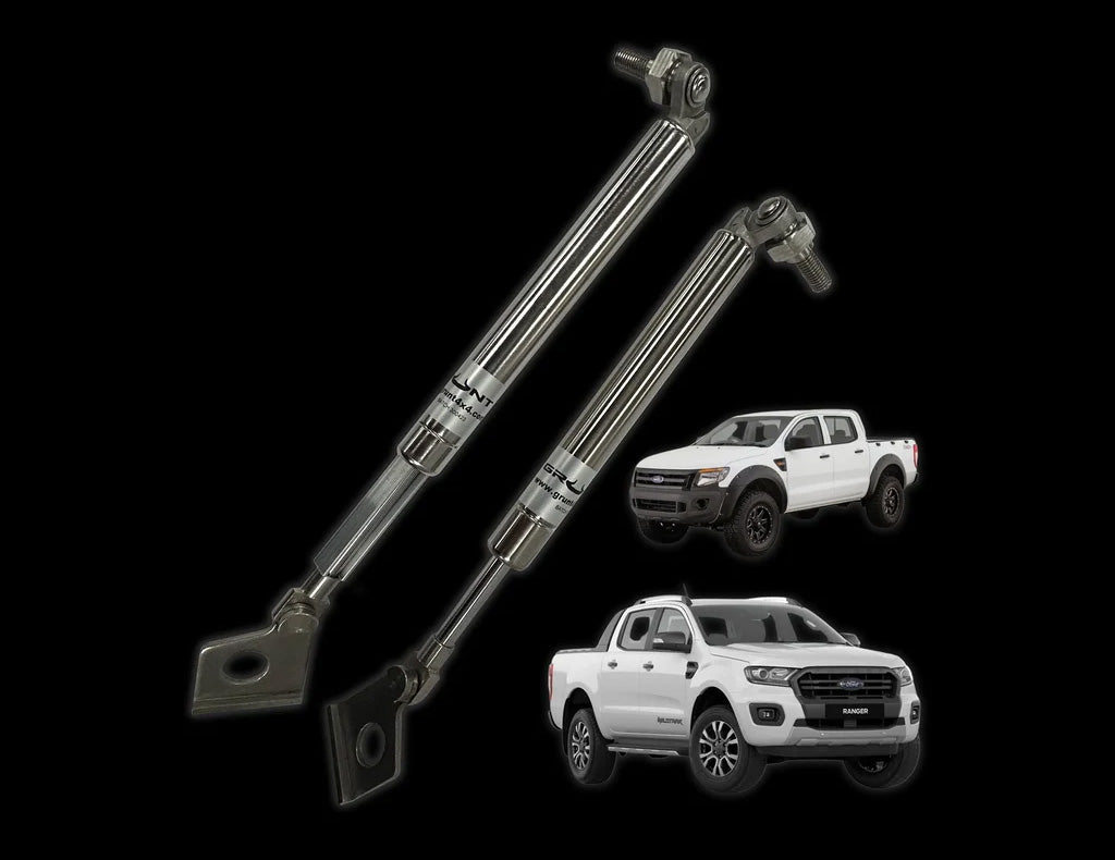 Grunt 4x4 Tailgate Stainless Steel Easy Up Down Strut System to suitFord Ranger PX/PX2/PX3 2012-2020