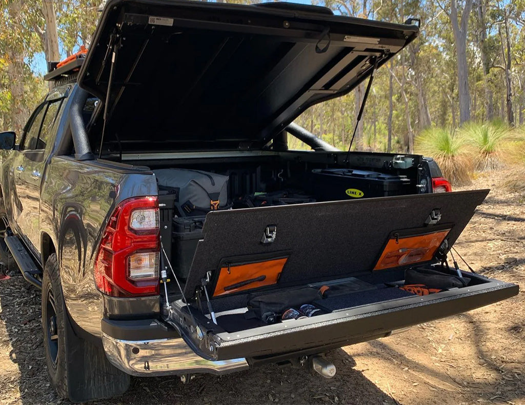 24626 | Huracan Tailgate Storage Solution to suit Toyota Hilux N80 SR5 2015-Onwards