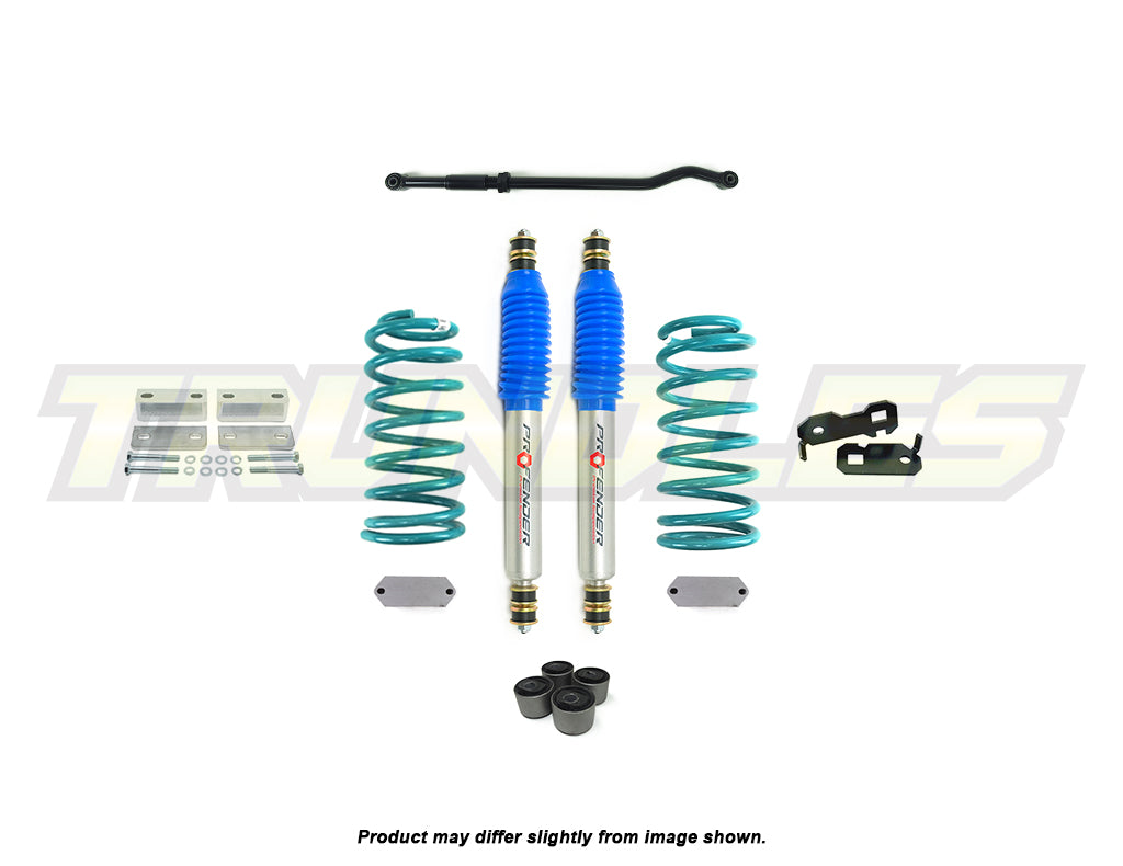 Profender Gas Front Lift Kit to suit Toyota Landcruiser 78 Series Troop 1999-Onwards