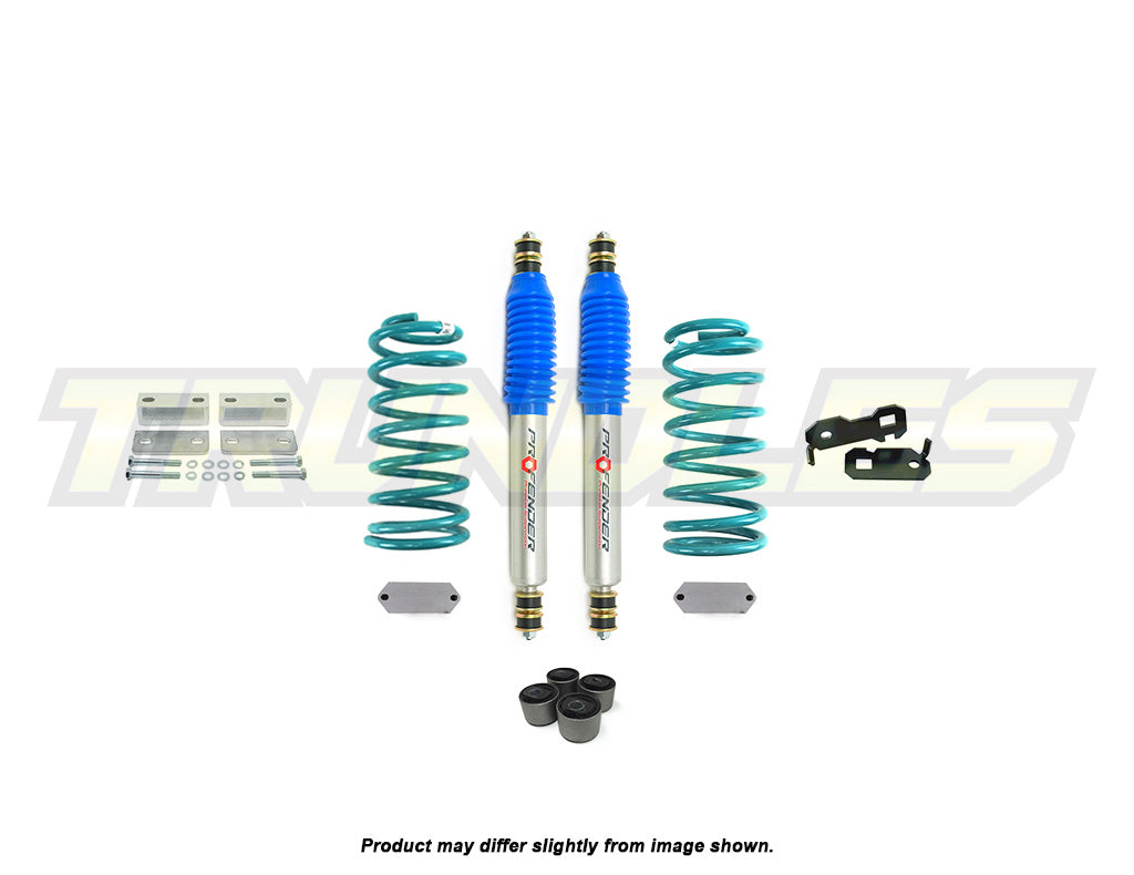 Profender Gas Front Lift Kit to suit Toyota Landcruiser 78 Series Troop 1999-Onwards