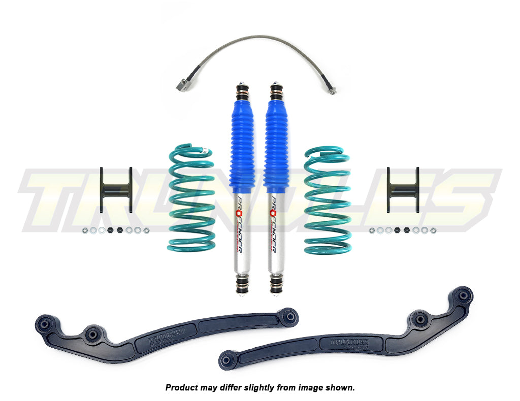 Profender Gas Front Lift Kit to suit Toyota Landcruiser 80/105 Series 1990-2007 (Non-ABS Models)