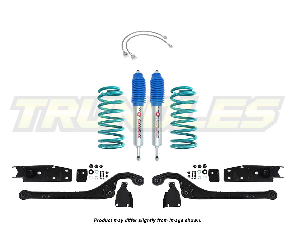 Profender Gas Front Lift Kit to suit Nissan Patrol Y61 SWB 1997-2023 (Petrol Models)