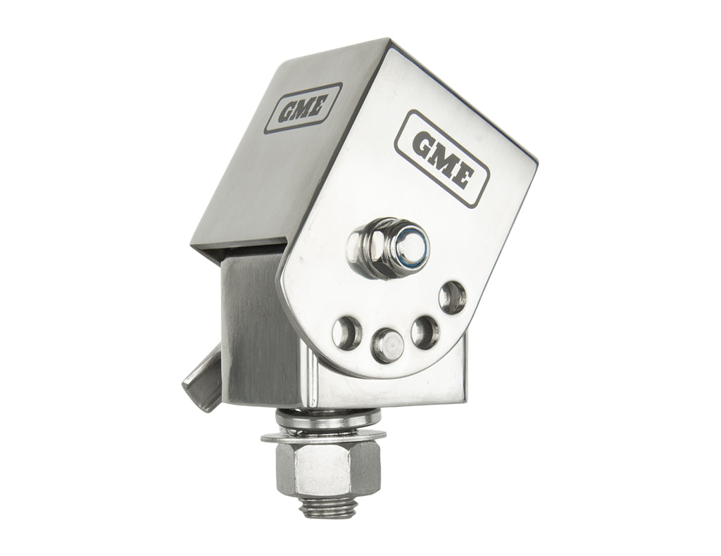 23818 | GME Fold-Down Antenna Mounting Bracket - Stainless Steel - MB042
