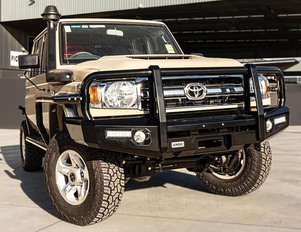 Jungle 4x4 Bull Bar Combo Deal to suit Toyota Landcruiser 79 Series 2007-Onwards