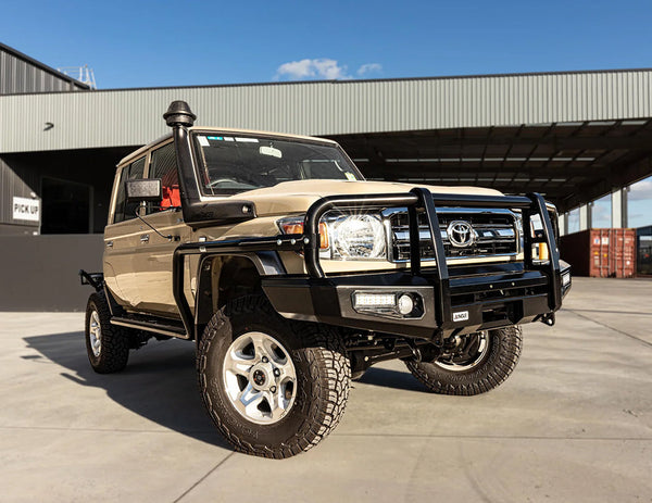Jungle 4x4 Bull Bar Combo Deal to suit Toyota Landcruiser 79 Series 2007-Onwards