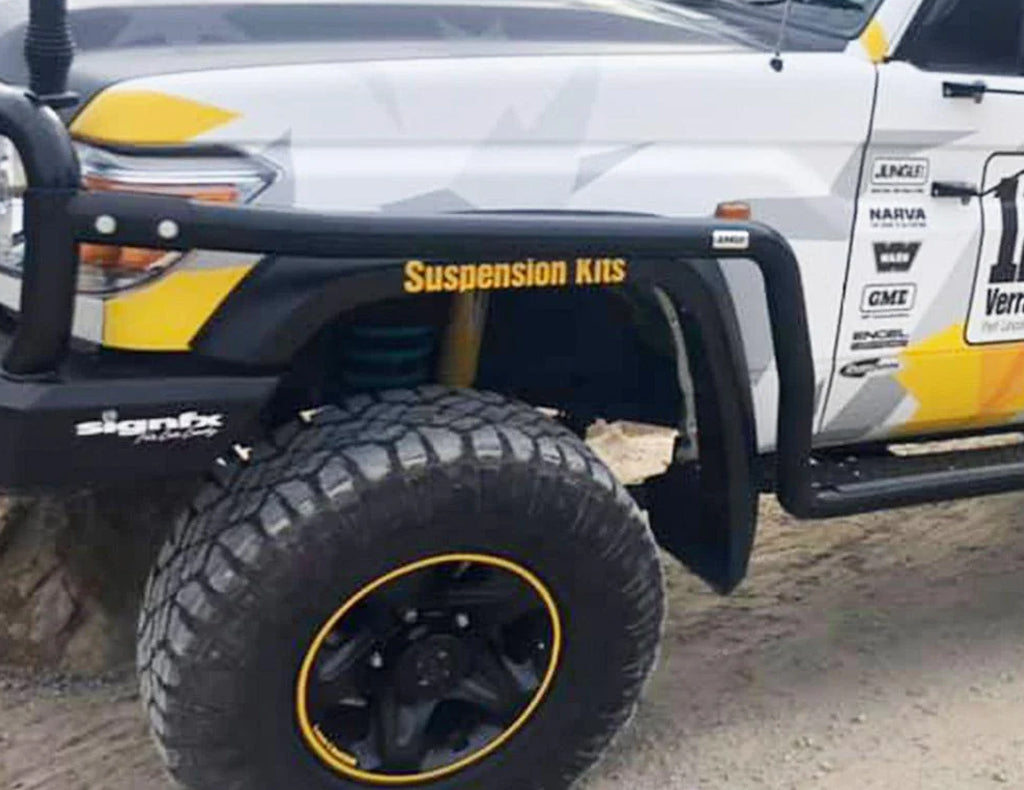 Jungle 4x4 Side Rails to suit Toyota Landcruiser 79 Series 2007-2023