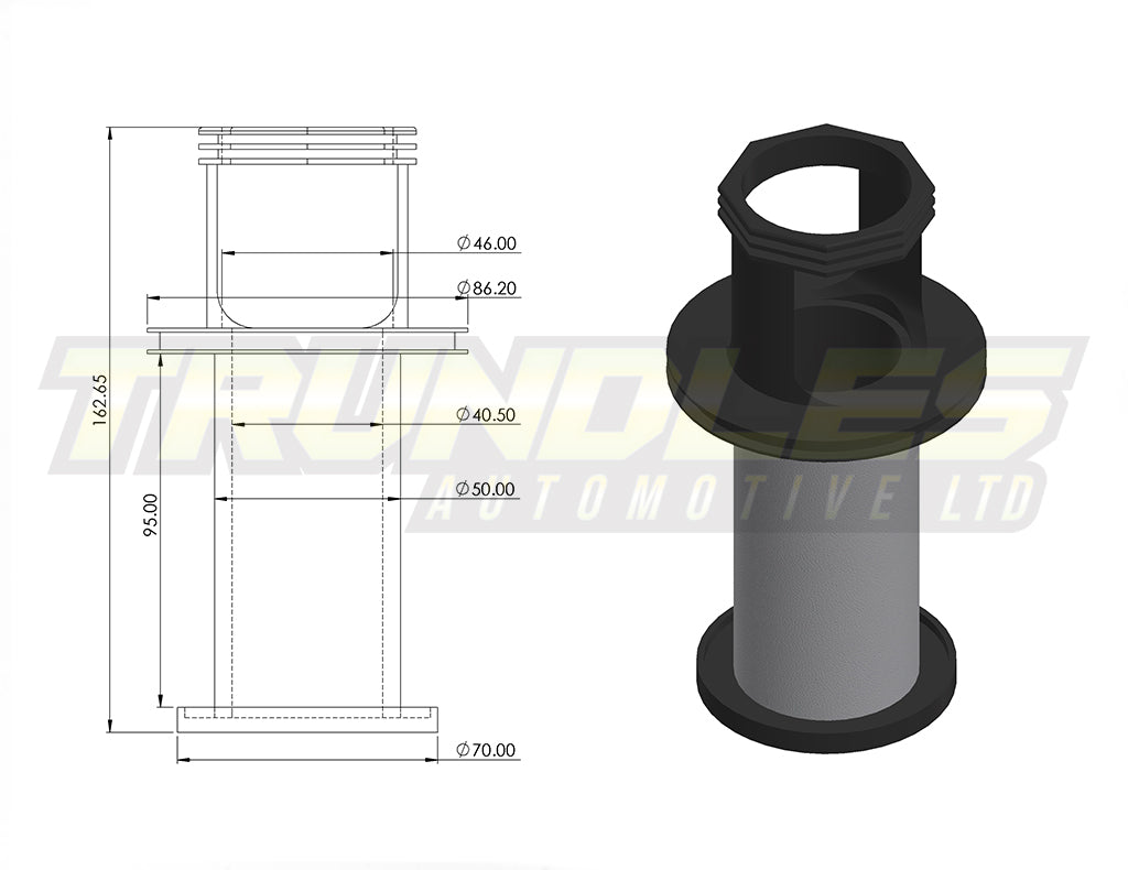 Replacement Paper Element to suit 200 Series Provent Catch Cans
