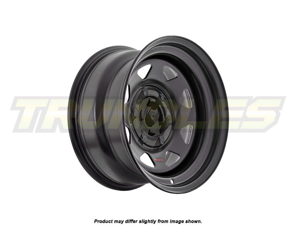 RCK Steel Rims 5x114.3 | 8-Spoke Matte Black