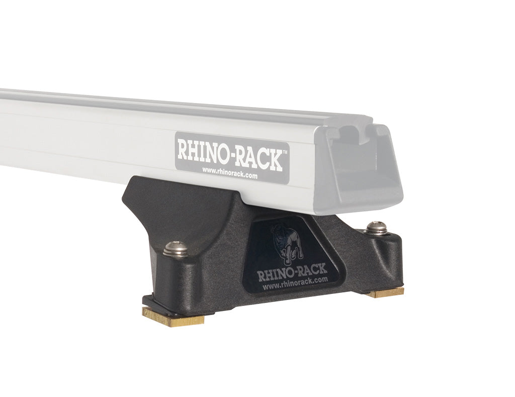 Rhino Rack Black Sportz 2-Bar Roof Rack with RLTP Legs to suit Ford Courier/Ranger PK