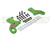 Trundles Heavy Duty Green Tow Point (Pair) to suit Toyota Landcruiser 70 Series 1999-Onwards